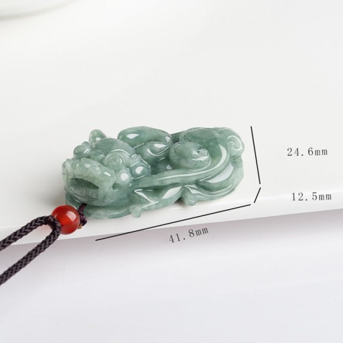 Jade PiXiu Wealth Luck Necklace Pendant