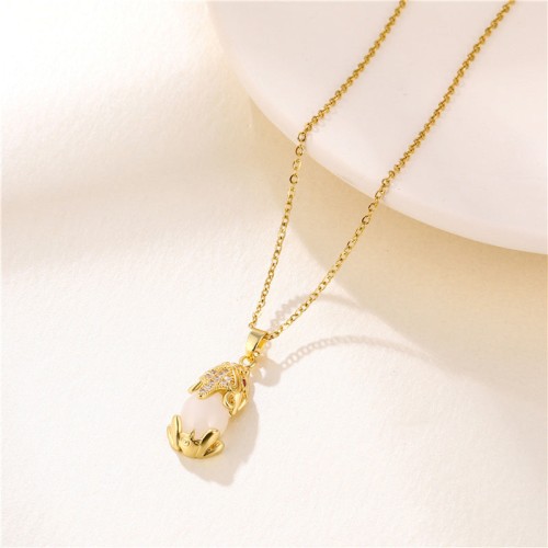 Natural Garnet Pixiu Fortune Necklace Natural Garnet Pixiu Fortune Necklace