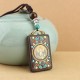 Tibet God of Wealth Ebony Peace Necklace Tibet God of Wealth Ebony Peace Necklace
