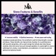 Amethyst Pink Crystal Lotus Healing Necklace Amethyst Pink Crystal Lotus Healing Necklace