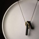 Zen Circle Ebony Wood Enlightenment Necklace Zen Circle Ebony Wood Enlightenment Necklace