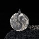 Sterling Silver Yin Yang Hammer Texture Harmony Necklace