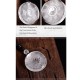 Taoism Five Sacred Mountains Yin Yang Liuli Crystal Balance Necklace