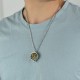 Treasure Bowl Copper Coin Wealth Necklace Pendant