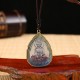 Tibetan Buddha Liuli Crystal Serenity Necklace Pendant Tibetan Buddha Liuli Crystal Serenity Necklace Pendant