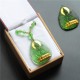 Tibetan Green Tara Buddha Liuli Crystal Protection Necklace Tibetan Green Tara Buddha Liuli Crystal Protection Necklace