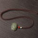 Hetian Cyan Jade Lotus Flower Success Necklace Pendant Hetian Cyan Jade Lotus Flower Success Necklace Pendant