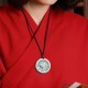 Jade Lotus Carved Prosperity Necklace Pendant Jade Lotus Carved Prosperity Necklace Pendant