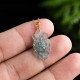 18K Gold Jade Lotus Prosperity Necklace Pendant 18K Gold Jade Lotus Prosperity Necklace Pendant