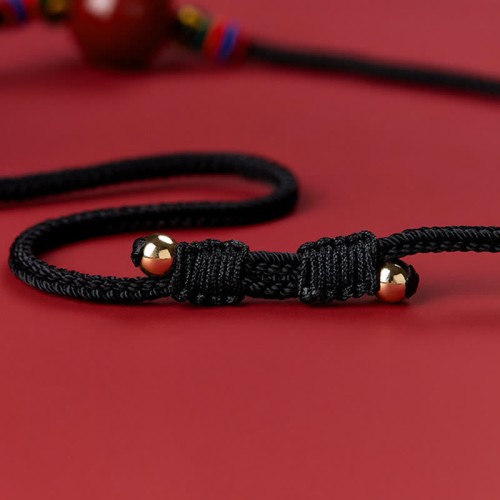 Cinnabar Bead Blessing Necklace Pendant Cinnabar Bead Blessing Necklace Pendant