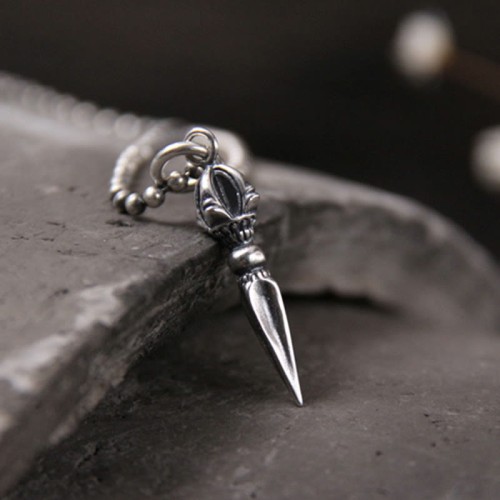 925 Silver Dorje Vajra Spiritual Strength Necklace 925 Silver Dorje Vajra Spiritual Strength Necklace