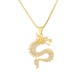 Chinese Zodiac Dragon Zircon Protection Necklace Chinese Zodiac Dragon Zircon Protection Necklace