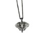 Elephant Pewter Titanium Strength Necklace Pendant