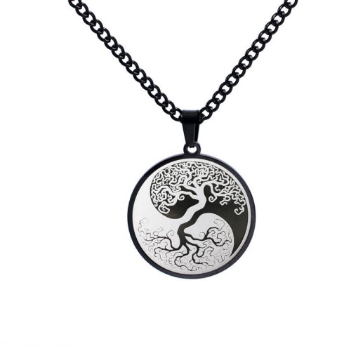 Tree of Life Titanium Steel Necklace Pendant