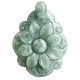 Natural Jade Kalanchoe Flower Luck Necklace Pendant