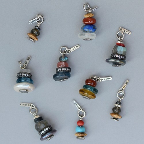 Zen Cairn Labradorite Crystal Calm Necklace