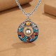 Dragon Year Colorful Bead Copper Protection Necklace Pendant Dragon Year Colorful Bead Copper Protection Necklace Pendant