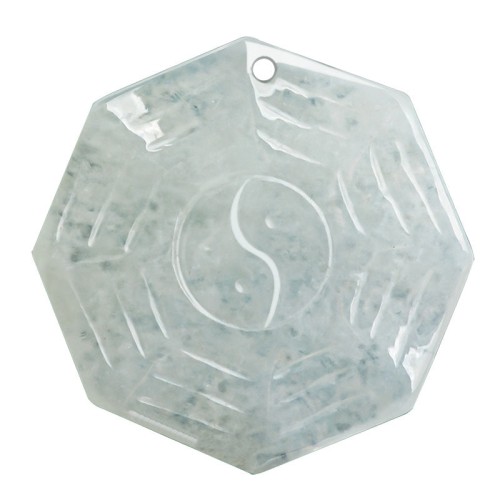 Jade Bagua Yin Yang Luck Necklace Pendant Jade Bagua Yin Yang Luck Necklace Pendant