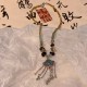 Tibetan Crystal Copper Luck Tassel Necklace Tibetan Crystal Copper Luck Tassel Necklace