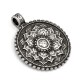 Six True Words Peace Flower Pattern Necklace