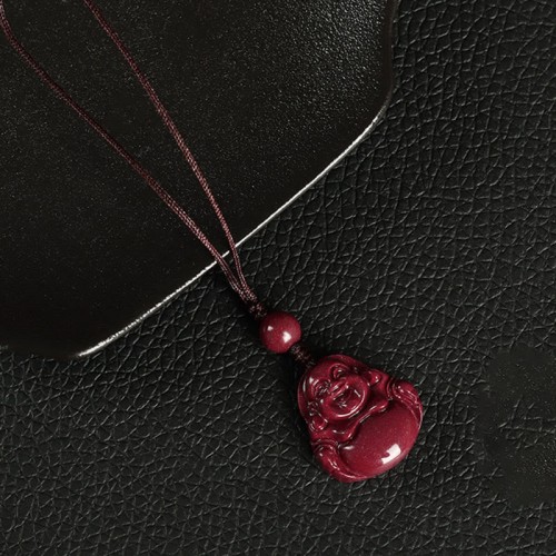 Laughing Buddha Cinnabar Blessing Pendant Keychain Laughing Buddha Cinnabar Blessing Pendant Keychain