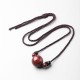 Cinnabar Stones Bead Necklace Cinnabar Stones Bead Necklace