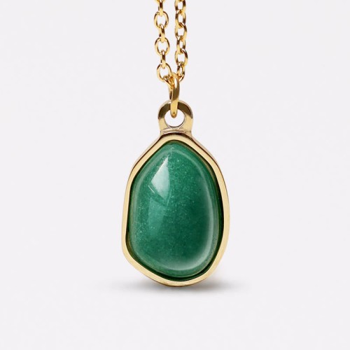 Green Aventurine Amethyst Rose Quartz Necklace