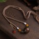 Agarwood Bead Luck Strength Necklace Pendant
