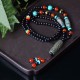 Tibetan Nine-Eye Dzi Bead Dragon Necklace Pendant Tibetan Nine-Eye Dzi Bead Dragon Necklace Pendant