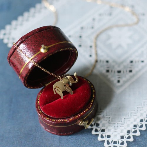Elephant Titanium Steel Luck Necklace