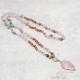 Rose Quartz Crystal Arrowhead Healing Necklace Rose Quartz Crystal Arrowhead Healing Necklace