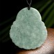Laughing Buddha Jade Copper Coin Abundance Necklace