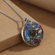 Phoenix Peony Luck Protection Necklace