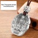 Chinese Zodiac Buddha Om Mani Padme Hum Lotus Necklace Chinese Zodiac Buddha Om Mani Padme Hum Lotus Necklace