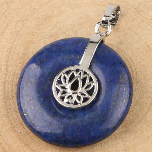 Amethyst Pink Crystal Lotus Healing Necklace Amethyst Pink Crystal Lotus Healing Necklace