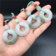 Natural Jade Peace Buckle Prosperity Necklace
