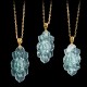 18K Gold Jade Lotus Prosperity Necklace Pendant 18K Gold Jade Lotus Prosperity Necklace Pendant