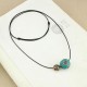 Tibetan Turquoise Double Bead Protection Necklace