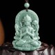Four-armed Avalokitesvara Jade Amulet Necklace Four-armed Avalokitesvara Jade Amulet Necklace