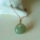 Natural Jade Luck Prosperity Necklace Pendant Natural Jade Luck Prosperity Necklace Pendant