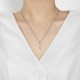 Chalcedony Bamboo Harmony Necklace
