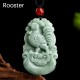 Natural Green Jade Chinese Zodiac Luck Necklace Natural Green Jade Chinese Zodiac Luck Necklace