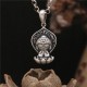 999 Sterling Silver Buddha Serenity Necklace