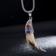 Titanium Steel Imitation Wolf Tooth Balance Necklace Titanium Steel Imitation Wolf Tooth Balance Necklace
