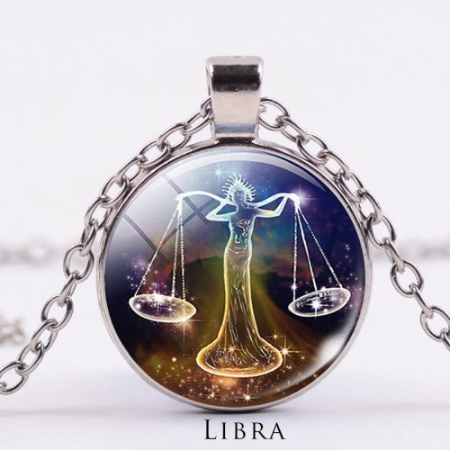 12 Constellations Zodiac Moon Star Protection Necklace 12 Constellations Zodiac Moon Star Protection Necklace