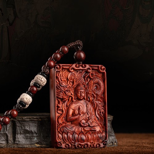 Chinese Zodiac Buddha Sandalwood Protection Necklace Chinese Zodiac Buddha Sandalwood Protection Necklace