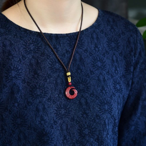 Cinnabar Blessing Necklace Cinnabar Blessing Necklace