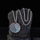 990 Sterling Silver Yin Yang Water Fire Balance Pendant