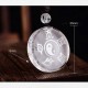 Taoism Five Sacred Mountains Yin Yang Liuli Crystal Balance Necklace