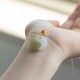 Yin Yang Jade 18K Gold Prosperity Necklace Pendant Yin Yang Jade 18K Gold Prosperity Necklace Pendant